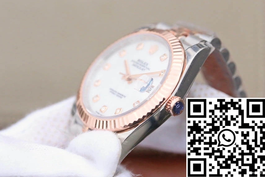 White Mother-Of-Pearl Datejust EW Factory Dial M126331-0014 Rolex 0816